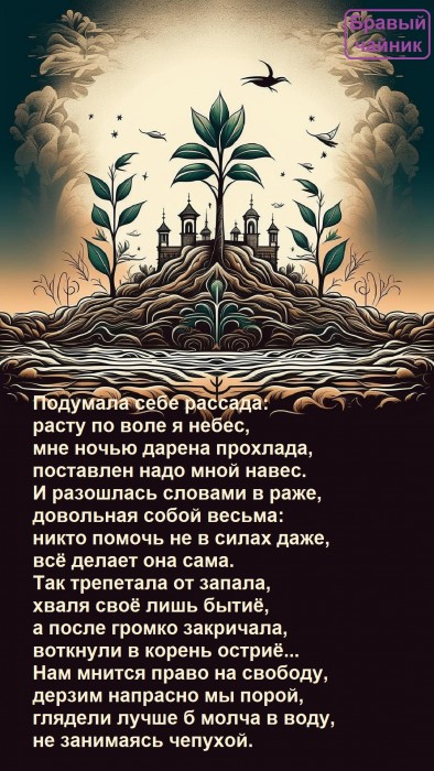 Подумала себе рассада...