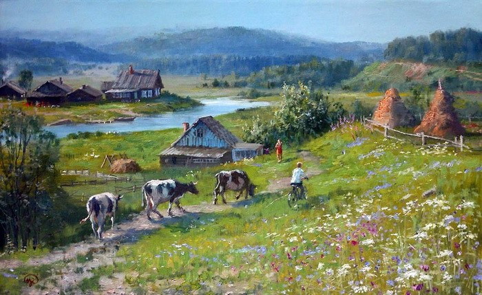 Деревенская шуточная