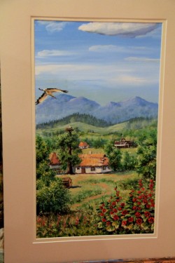 Деревенька, село