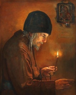 В окне церквушки