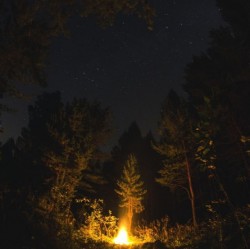 Костёр и плеяды