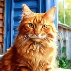 Рыжий кот