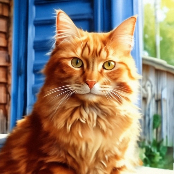 Рыжий кот