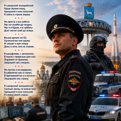 Я самарский полицейский...