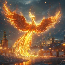 Россия -  сказочная феникс птица,